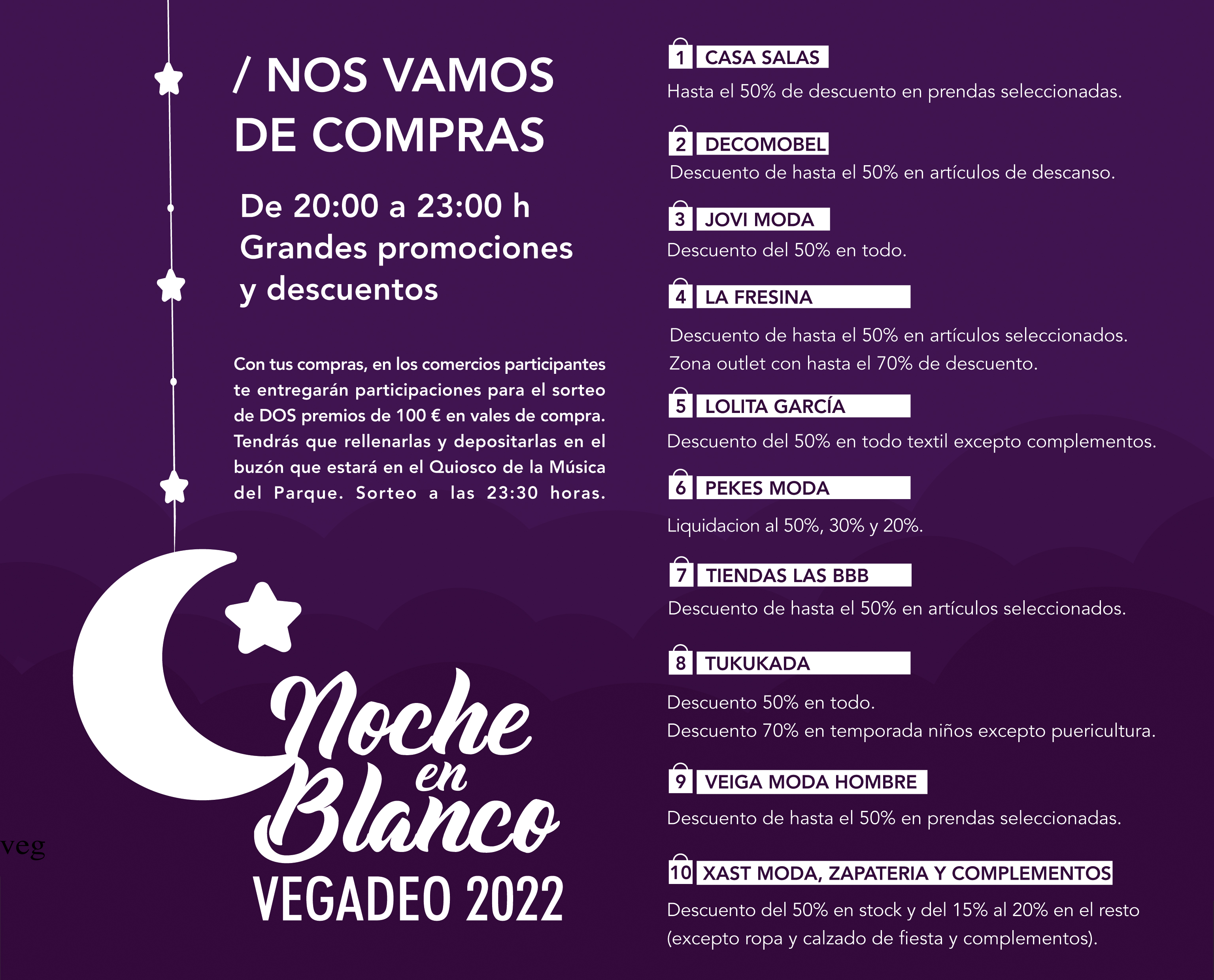 Noche en Blanco en Vegadeo